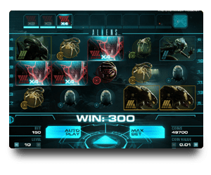 Aliens NetEnt Casino Game